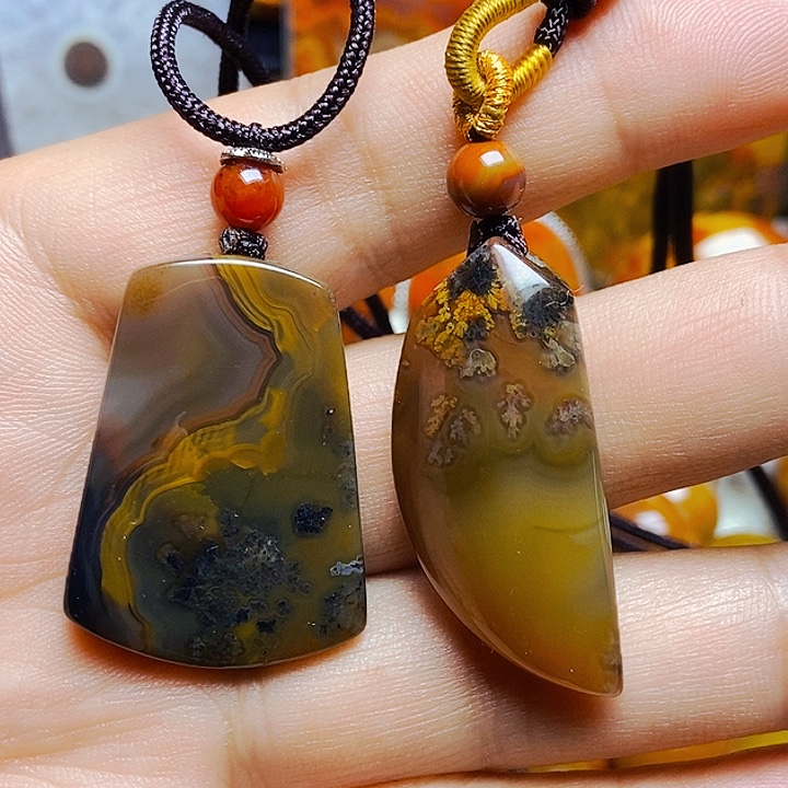 玛瑙/玉髓未镶嵌颈饰