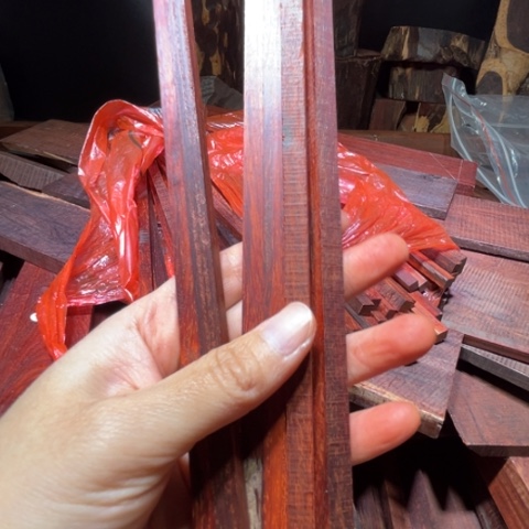 檀香紫檀（小叶紫檀）六*印度小叶紫檀半成品筷子3双长