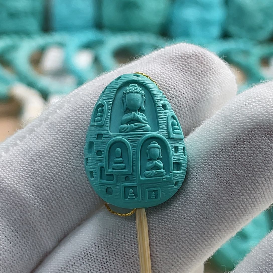 绿松石珠宝奇石未镶嵌