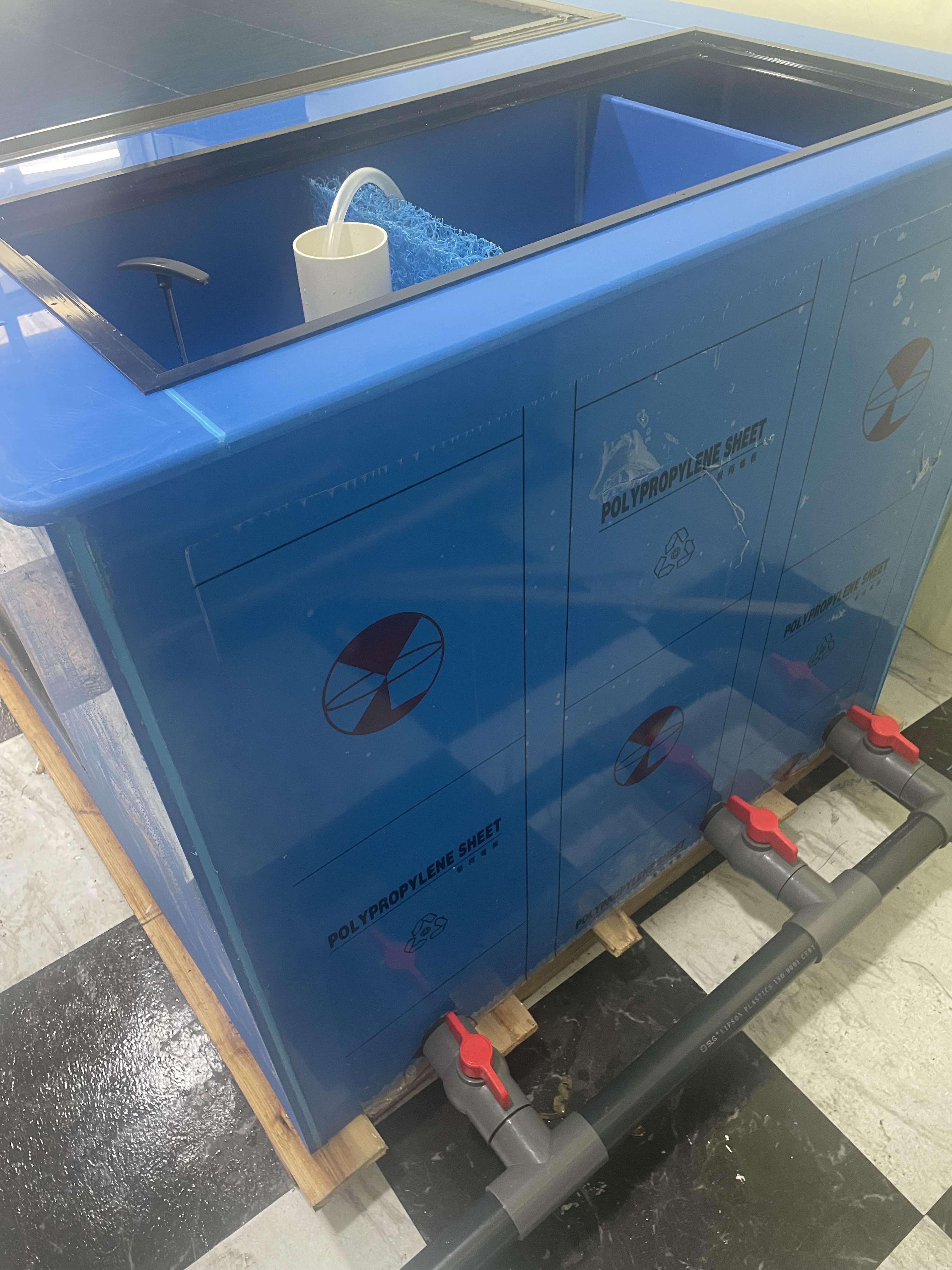 鱼缸家用小型锦鲤鱼缸轻体地缸侧滤卡板箱鱼缸带过滤鱼缸客厅家用
