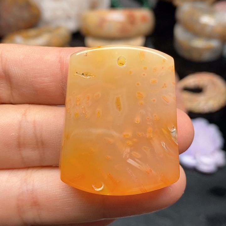 硅化珊瑚（珊瑚玉）手镯未镶嵌