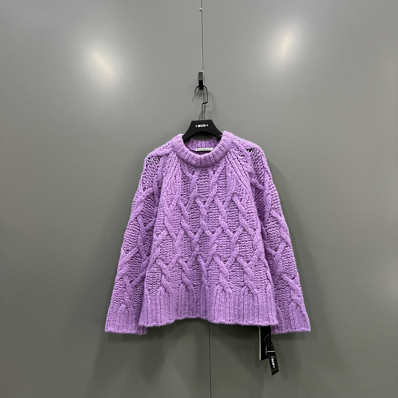 zz33 紫色绞花打底衫 XS码/95新/604765