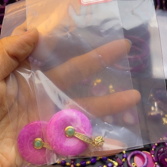 约***盒非金属平安扣吊坠