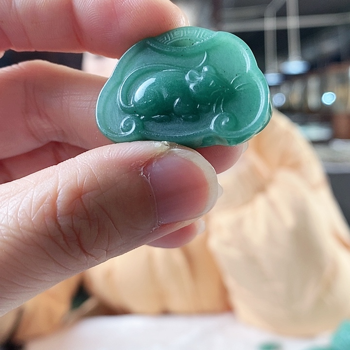 密玉（石英质玉）手链未镶嵌