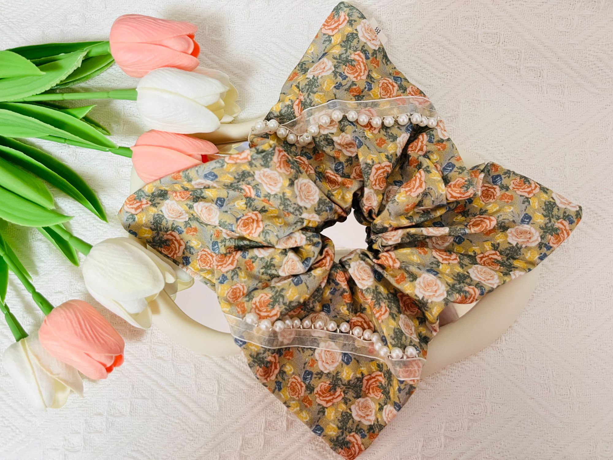 直播链接1-4补差价【满两单起飞包U】法式韩系大肠圈方巾简约百搭