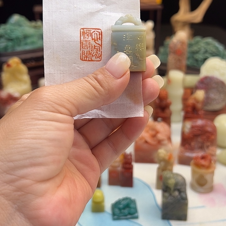 寿山石印石手工制作