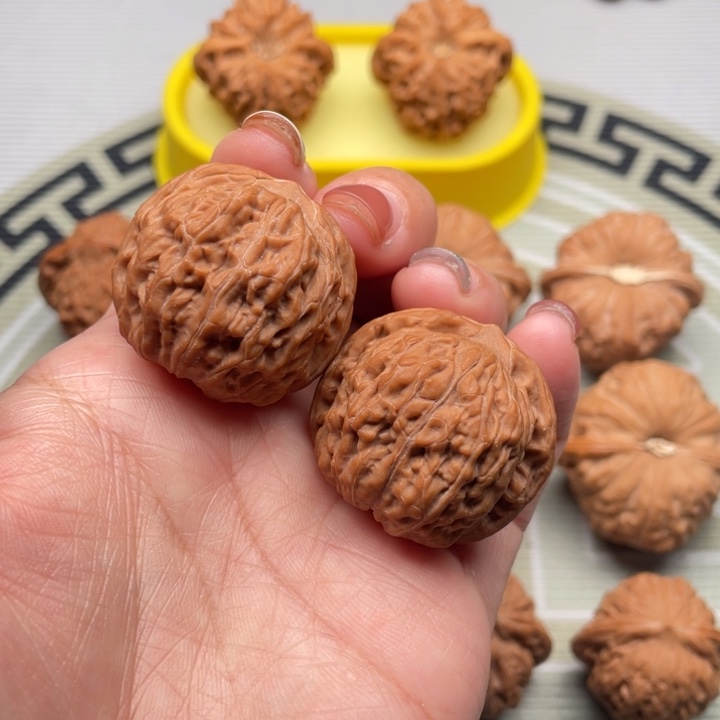 吊坠文玩核桃34全品石子磨