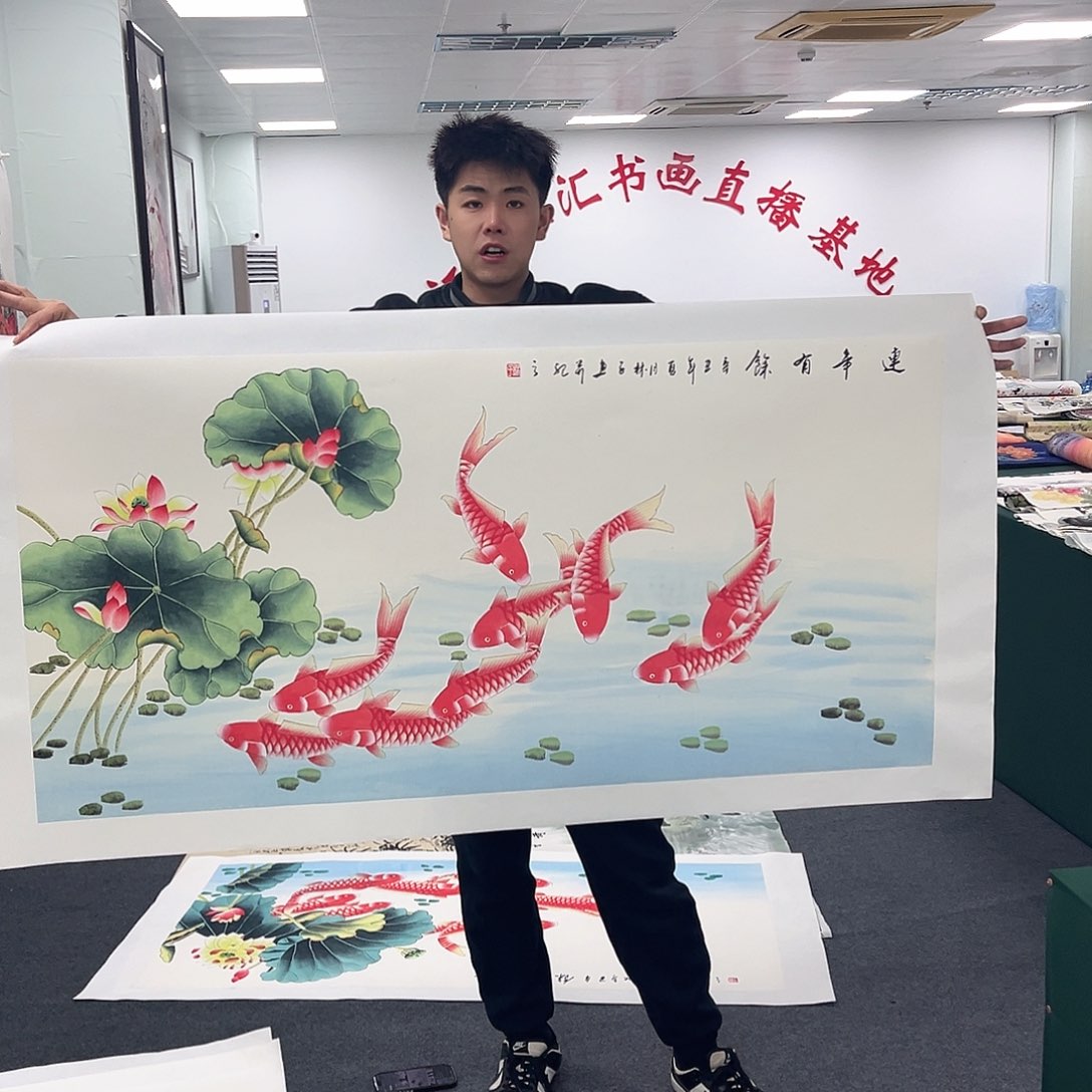 国画国画纯手工作品