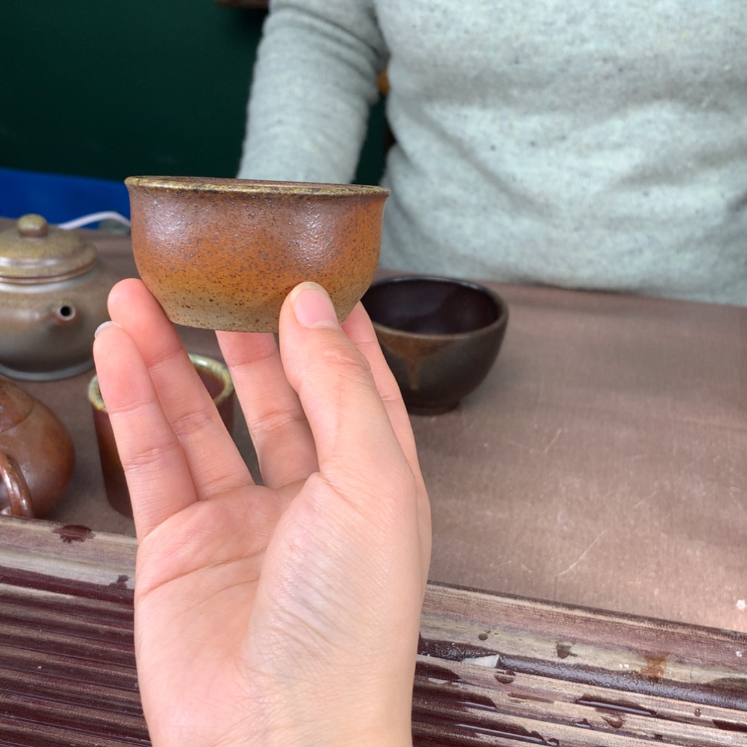 紫砂茶壶纯自然柴烧