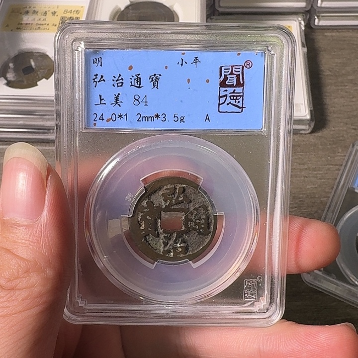 铜A闻博文化弘治通宝
