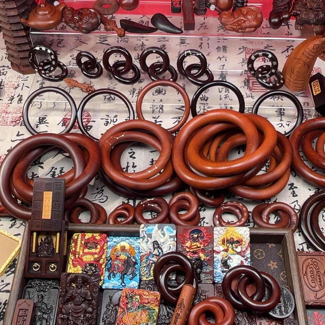 枣木梦****沙枣木玉化关圣帝君