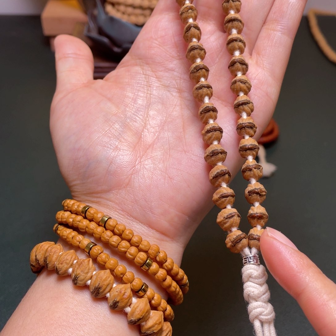 柏香籽/百香籽吊坠红牙双排手持