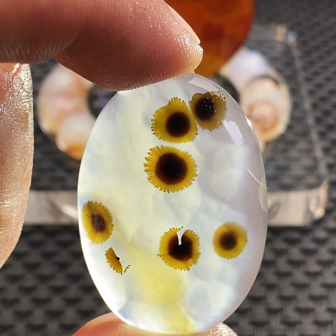 胖***m玛瑙/玉髓未镶嵌吊坠(不含链)