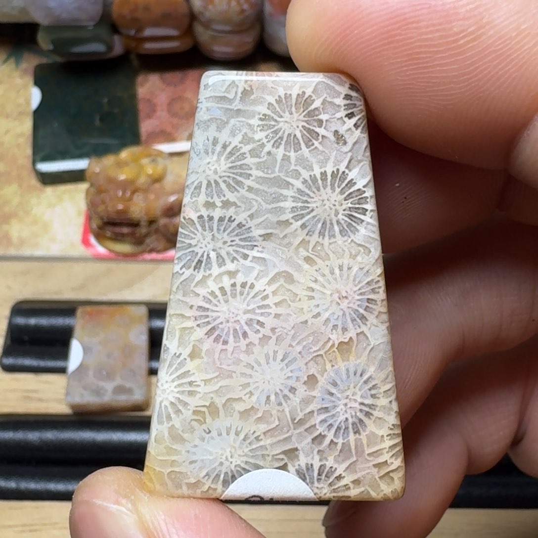 硅化玉天然有机玉石保真色未镶嵌