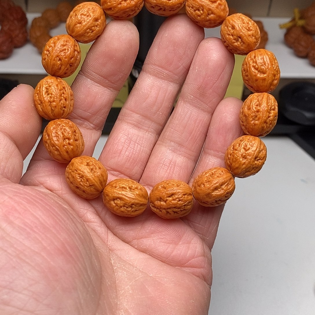 木质类文玩核桃1.4八棱