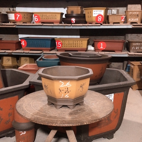 紫砂紫砂花盆包邮