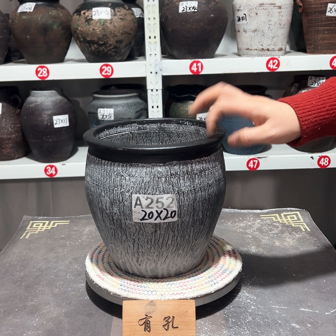 红陶73灰色带孔发货