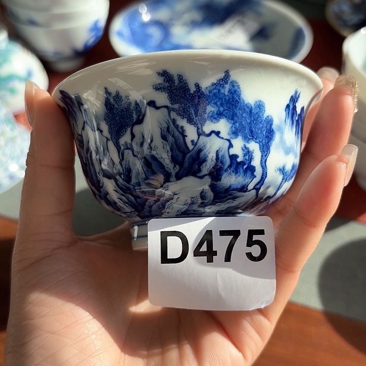 手工手绘茶具微瑕