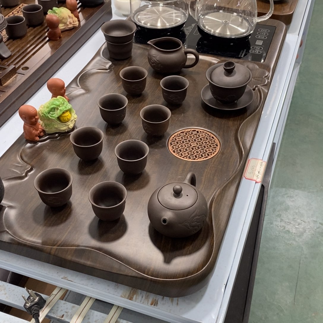 实木茶盘茶具套装家用