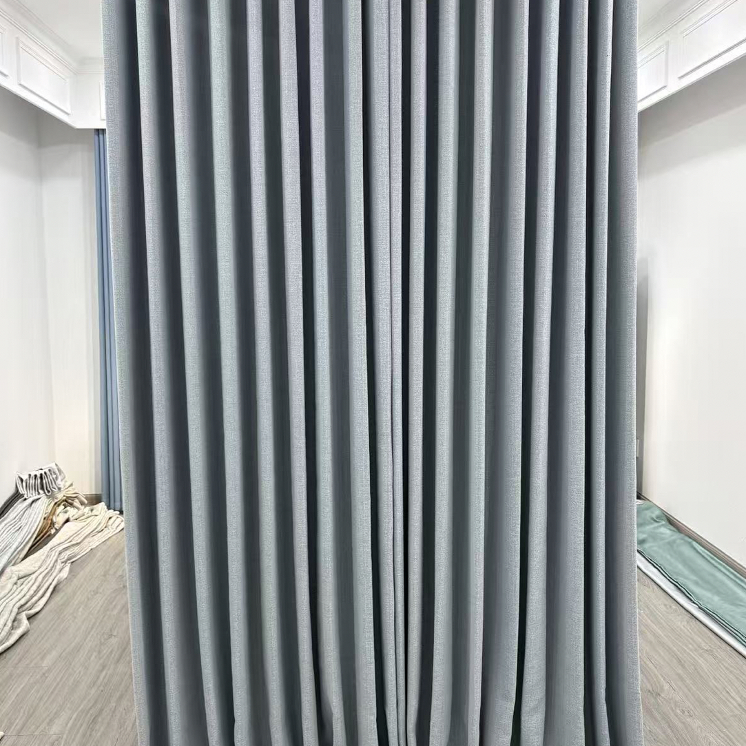 麦子成品窗帘8雾霾蓝（一套两片）