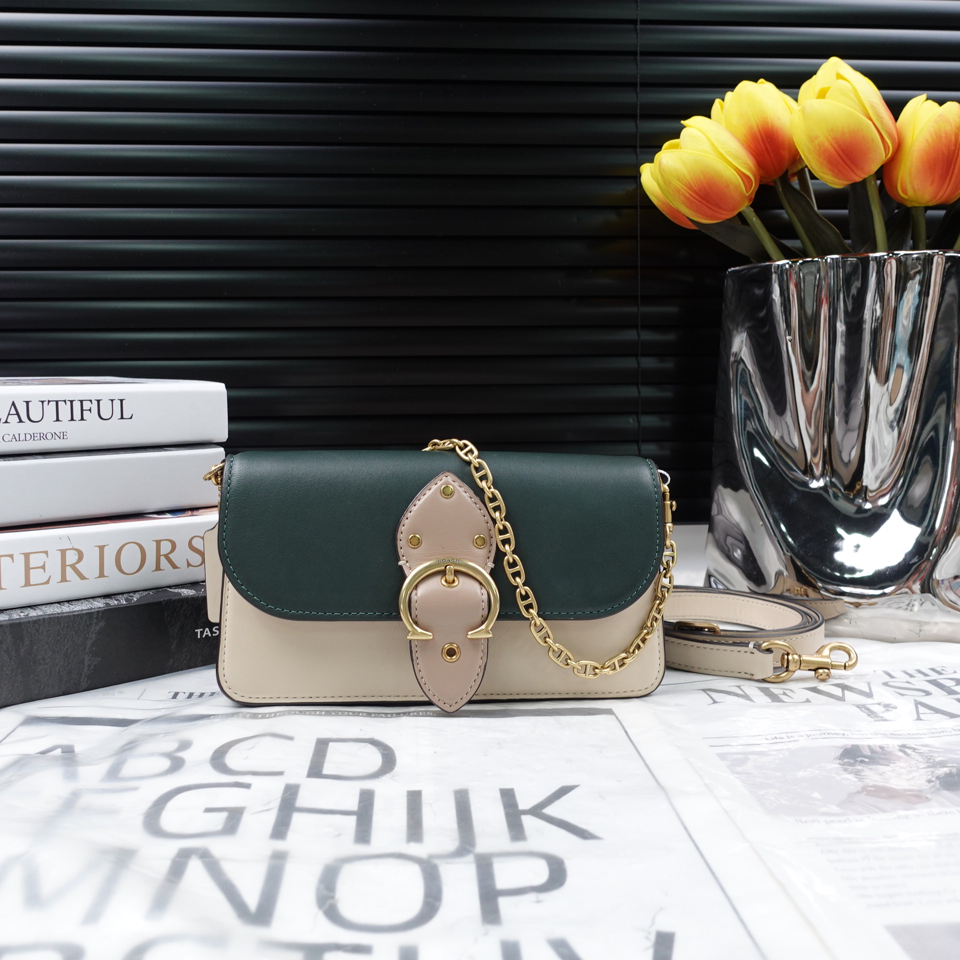 95新 COACH/蔻驰 单肩包/T10286730