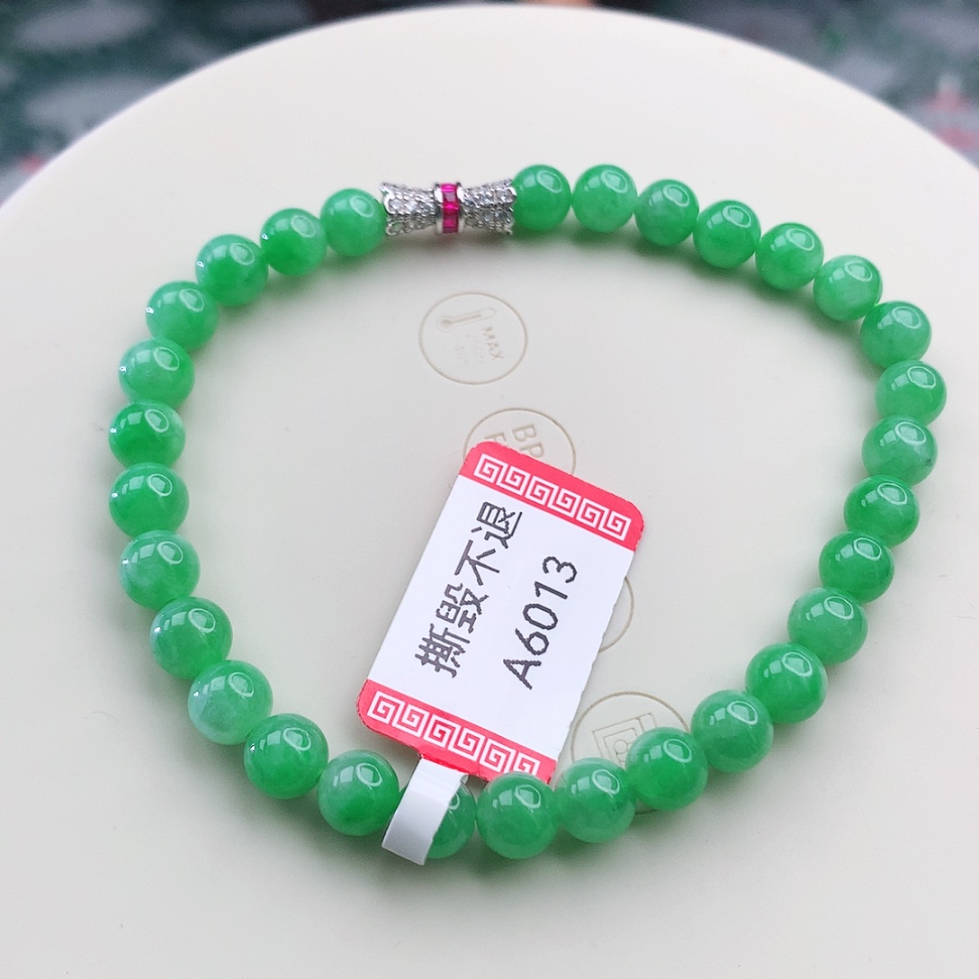 未镶嵌手链翡翠翡翠5.8mm