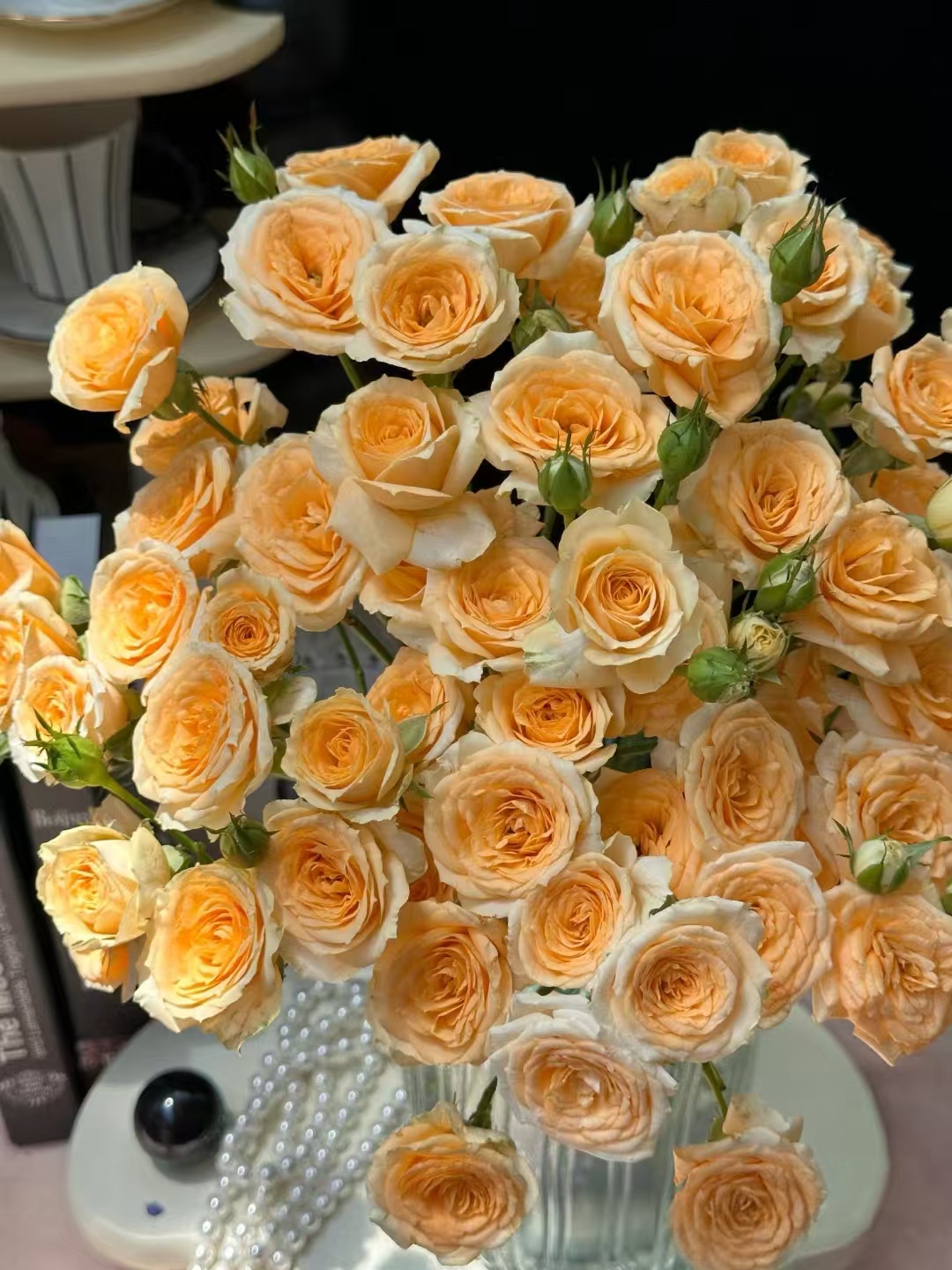 【花汀私享】百香果-多头玫瑰（注意带包装醒花哦~）