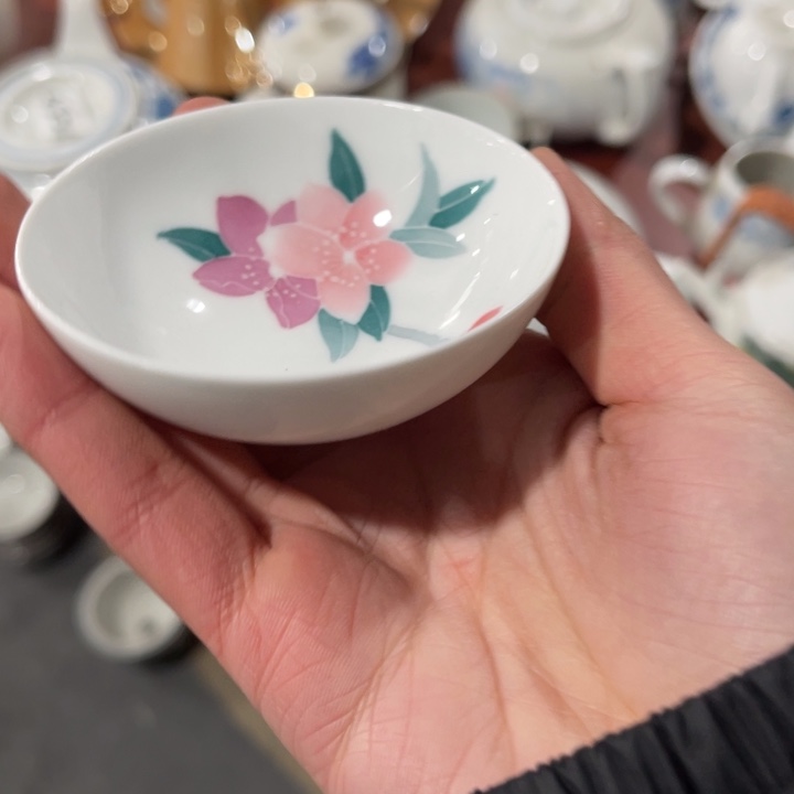 醴陵高温瓷釉下手绘50毫升