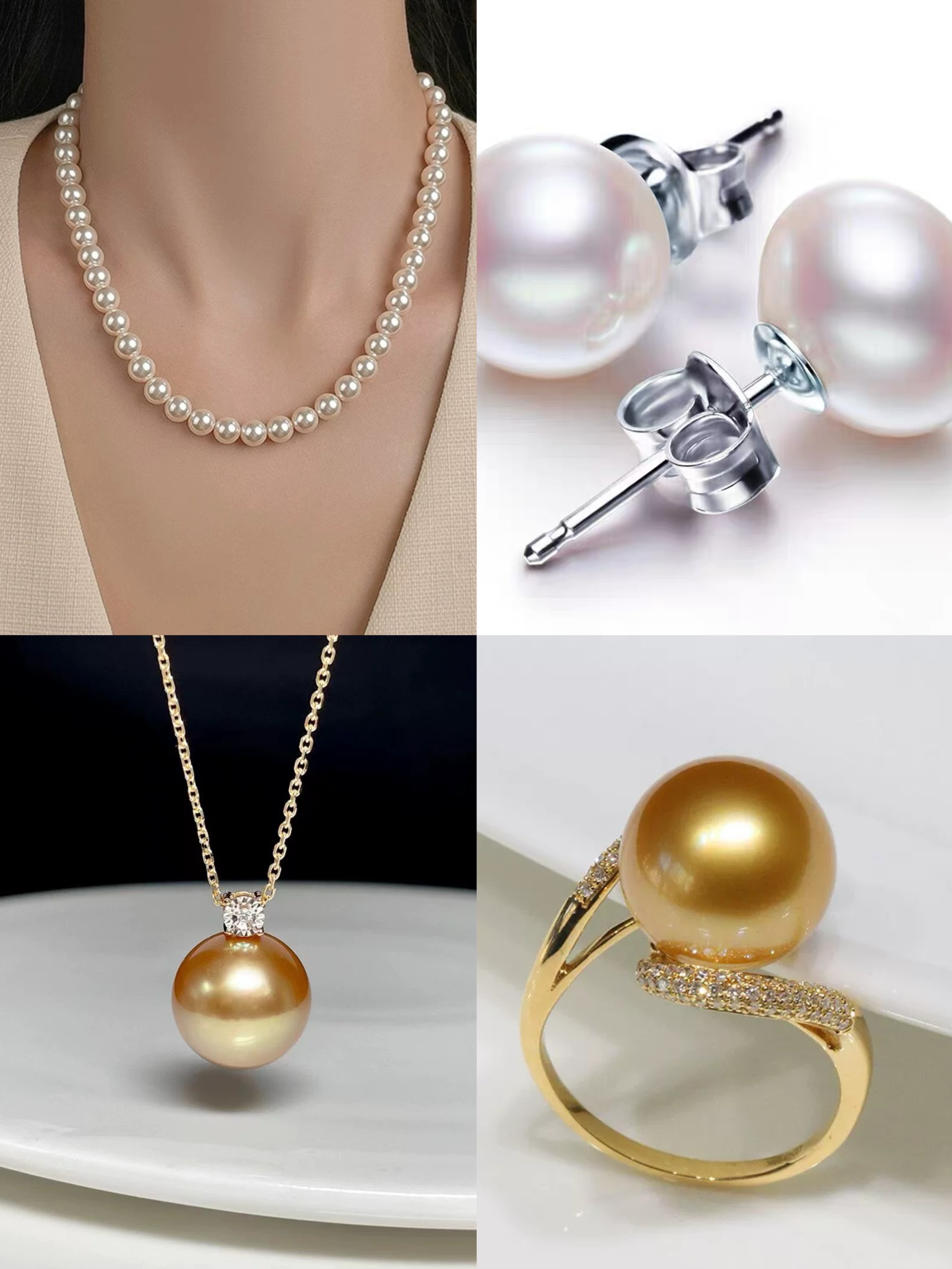 淡水珍珠项链/颈饰/吊坠/耳饰（拍对应价格 可叠加）直播