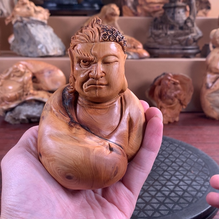 柏木（崖柏）根雕摆件