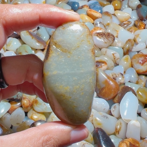 和田玉（糖玉）手链未镶嵌2