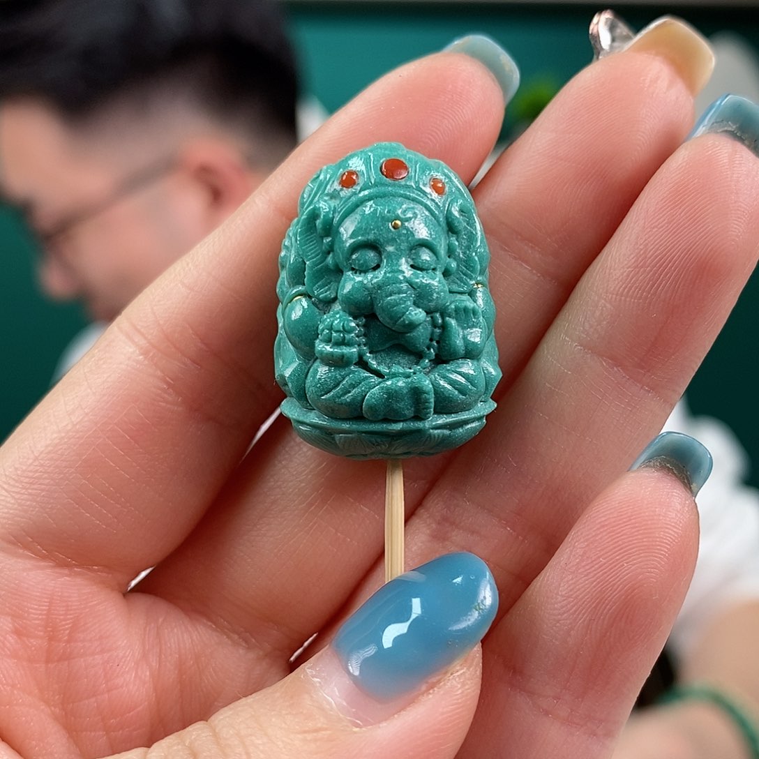 绿松石珠宝奇石未镶嵌