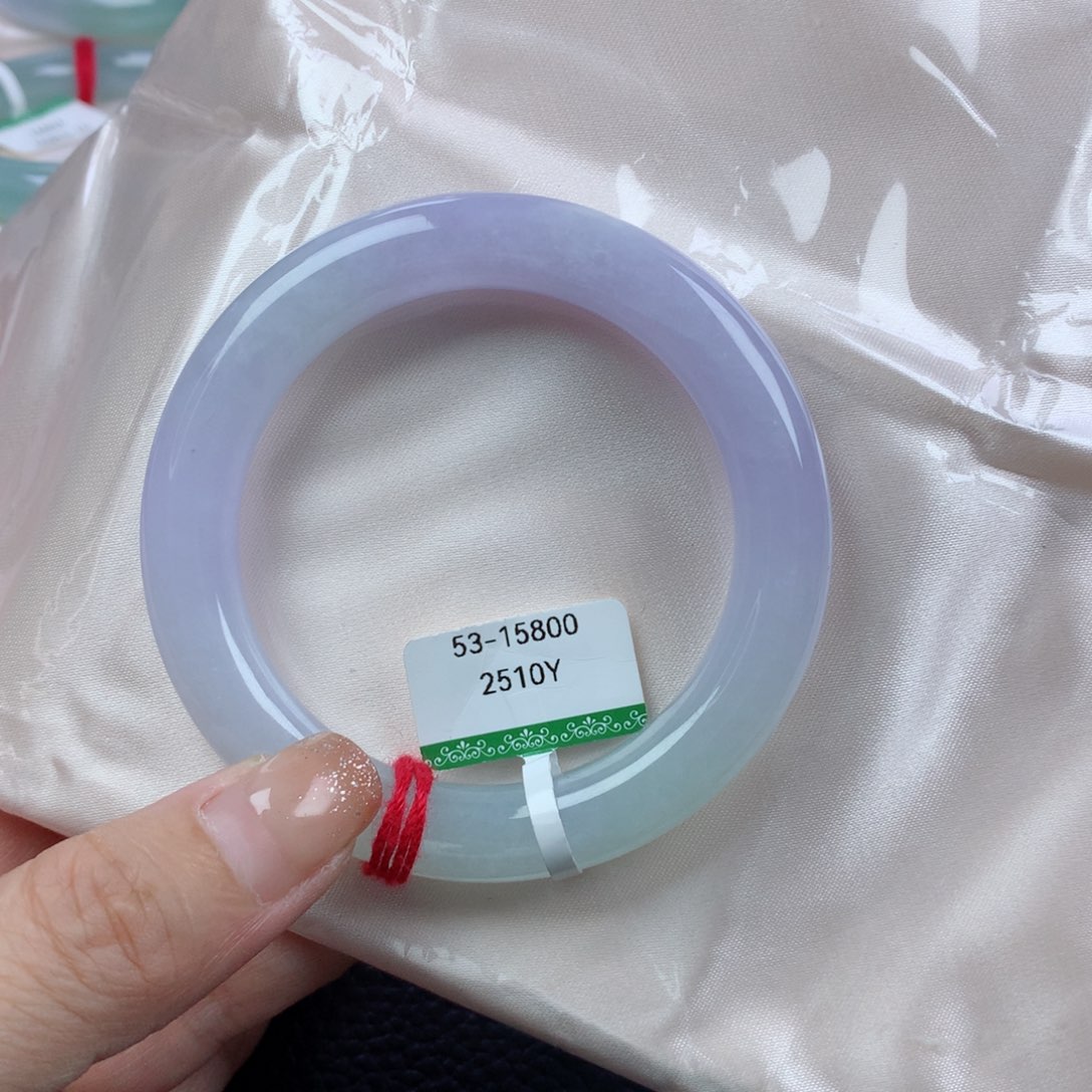 未镶嵌手镯翡翠缅甸天然翡翠53圈