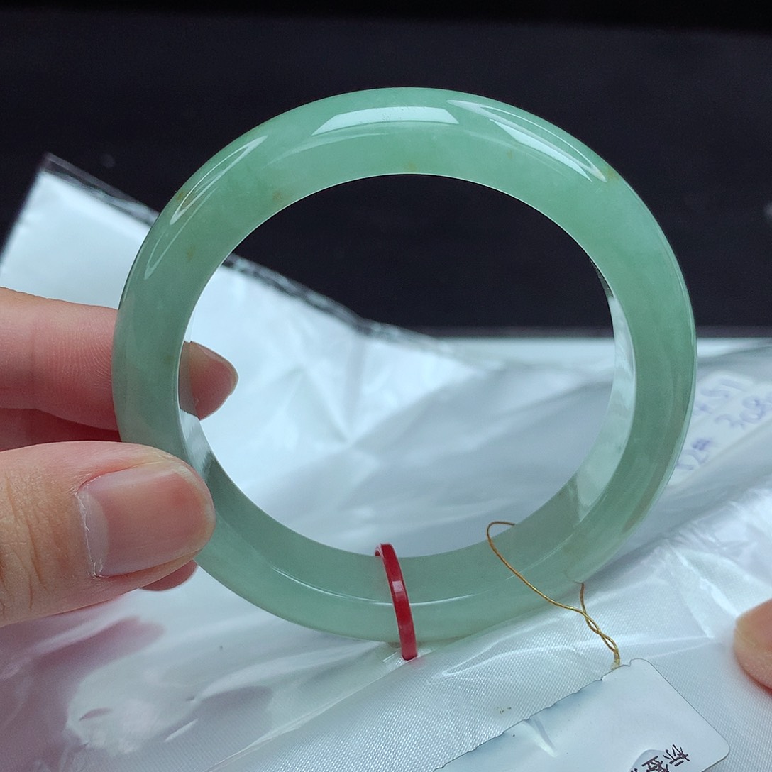 翡翠未镶嵌手镯52圈451