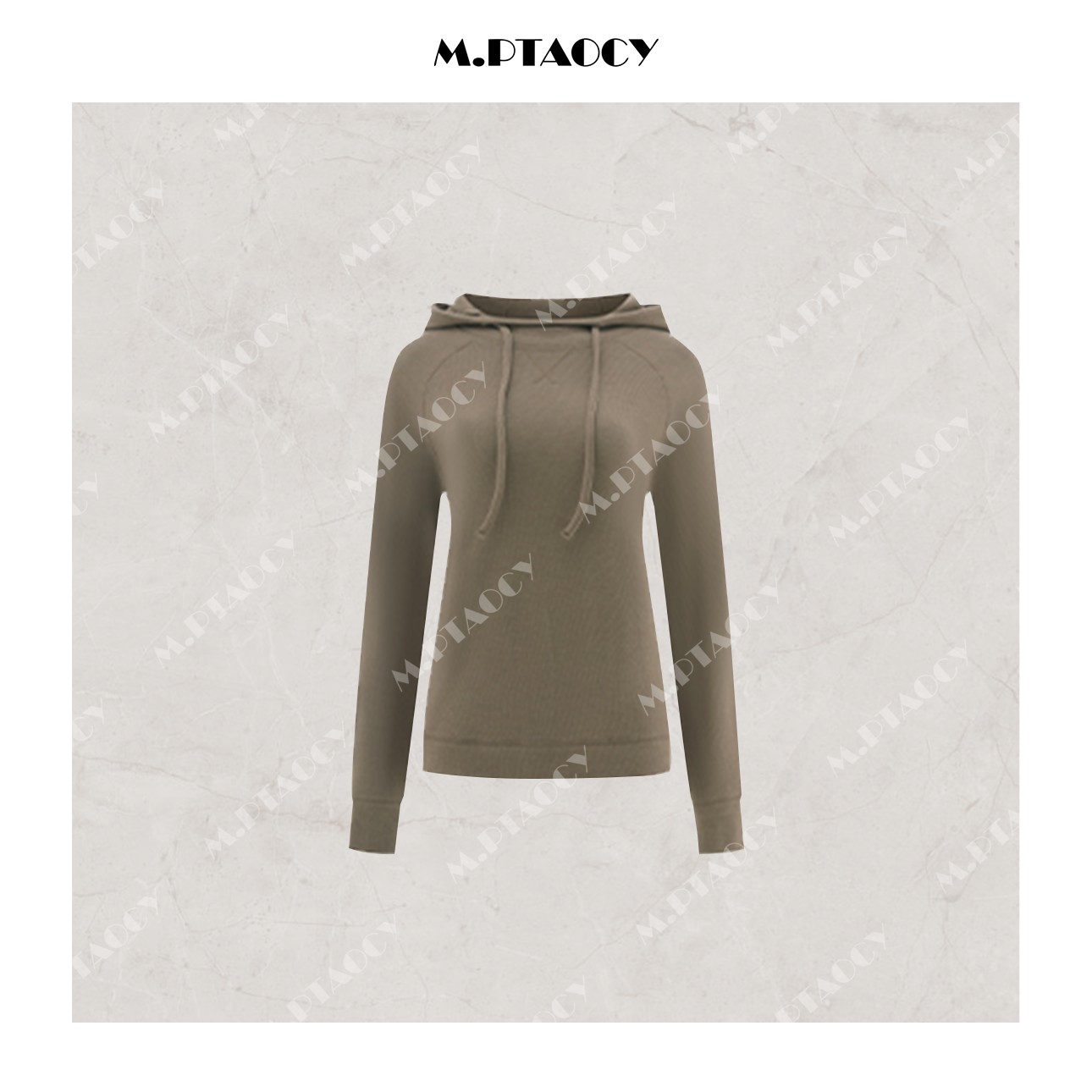 桃桃家【念念不忘】纯色连帽修身长袖T恤秋冬运动百搭休闲卫衣女239