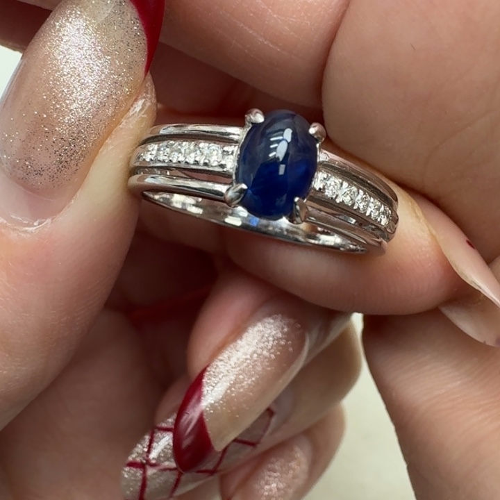 蓝宝石戒指未镶嵌