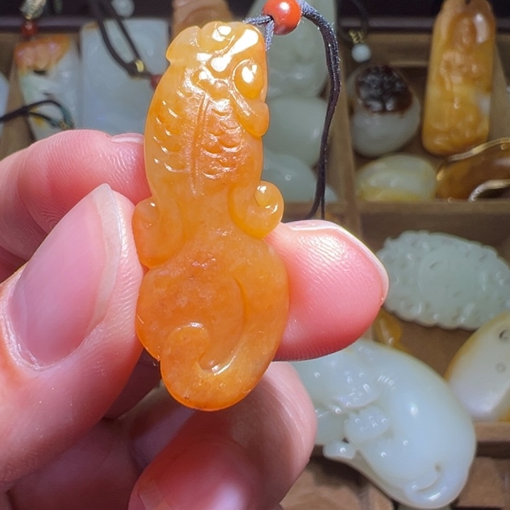 和田玉挂件未镶嵌海*