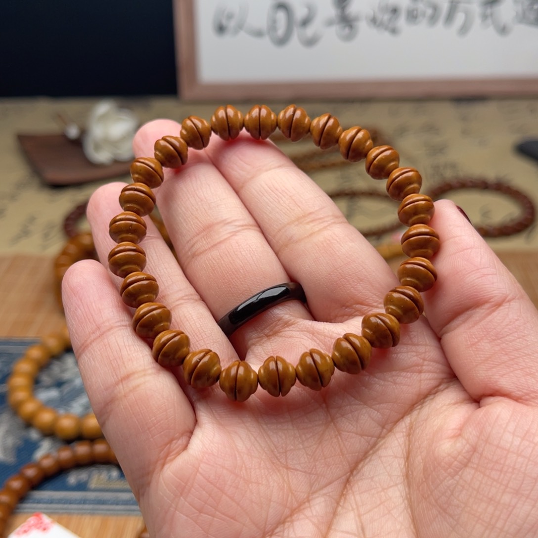 紫金鼠手串纯肉金饭碗8