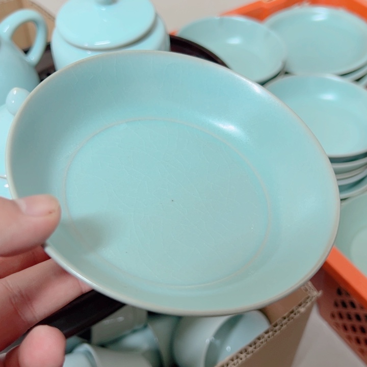 杯汝瓷原产地生产瑕品