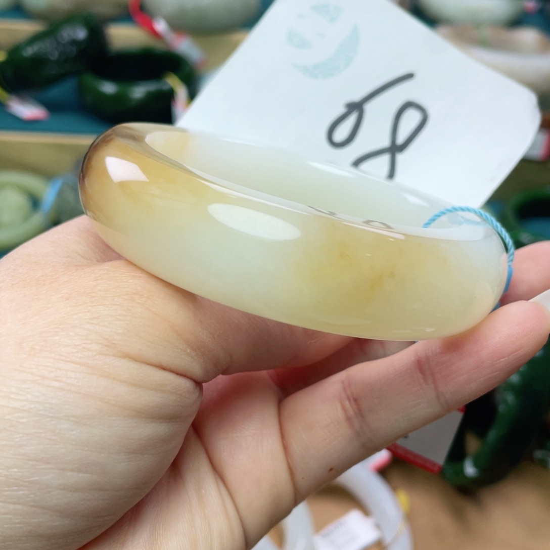 未镶嵌手镯和田玉圈口59