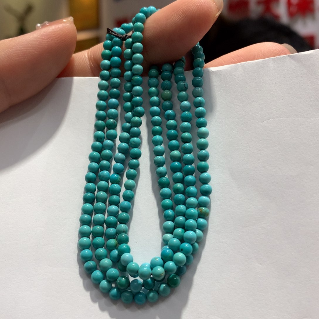 绿松石长链未镶嵌