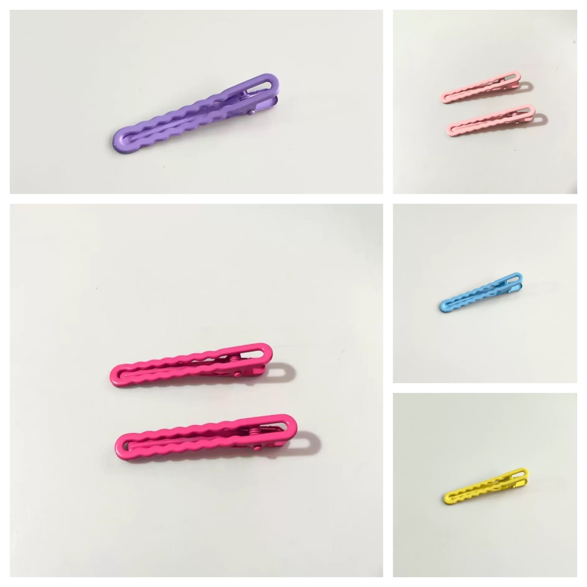 ins风甜美鸭嘴夹发夹 全漆无痕少女刘海碎发夹DIY头饰饰品儿童