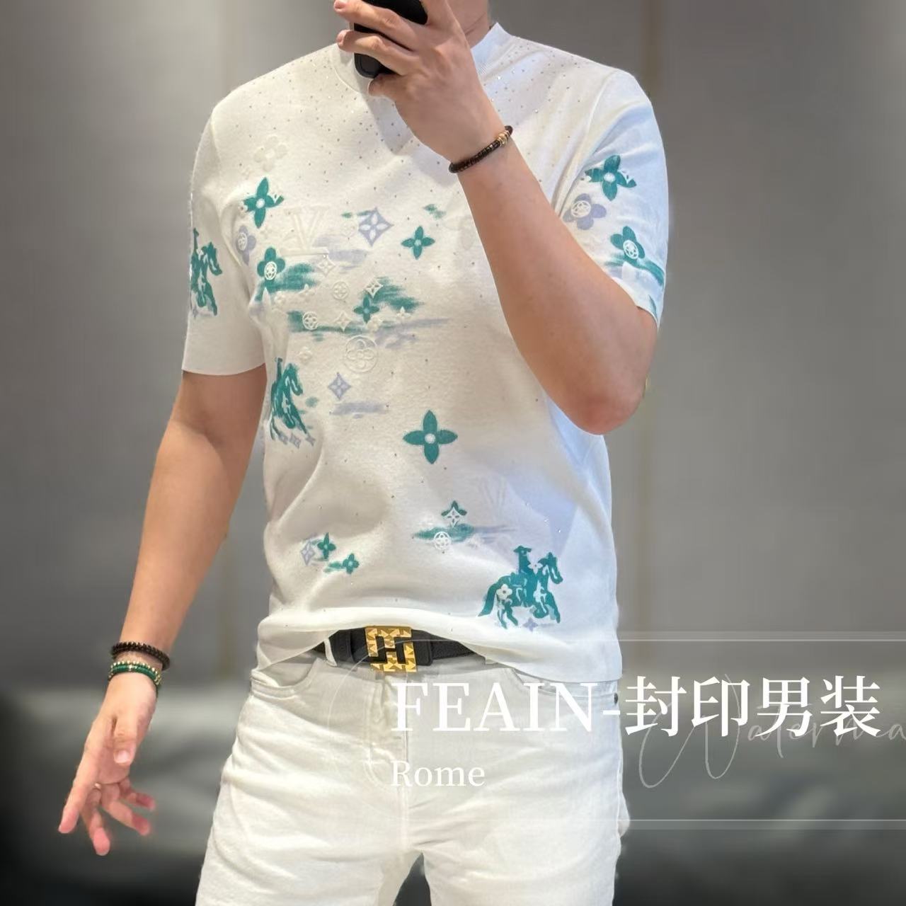 【雷迪凯奇】莱塞尔再生纤维混纺激光雕花植绒针织T9903