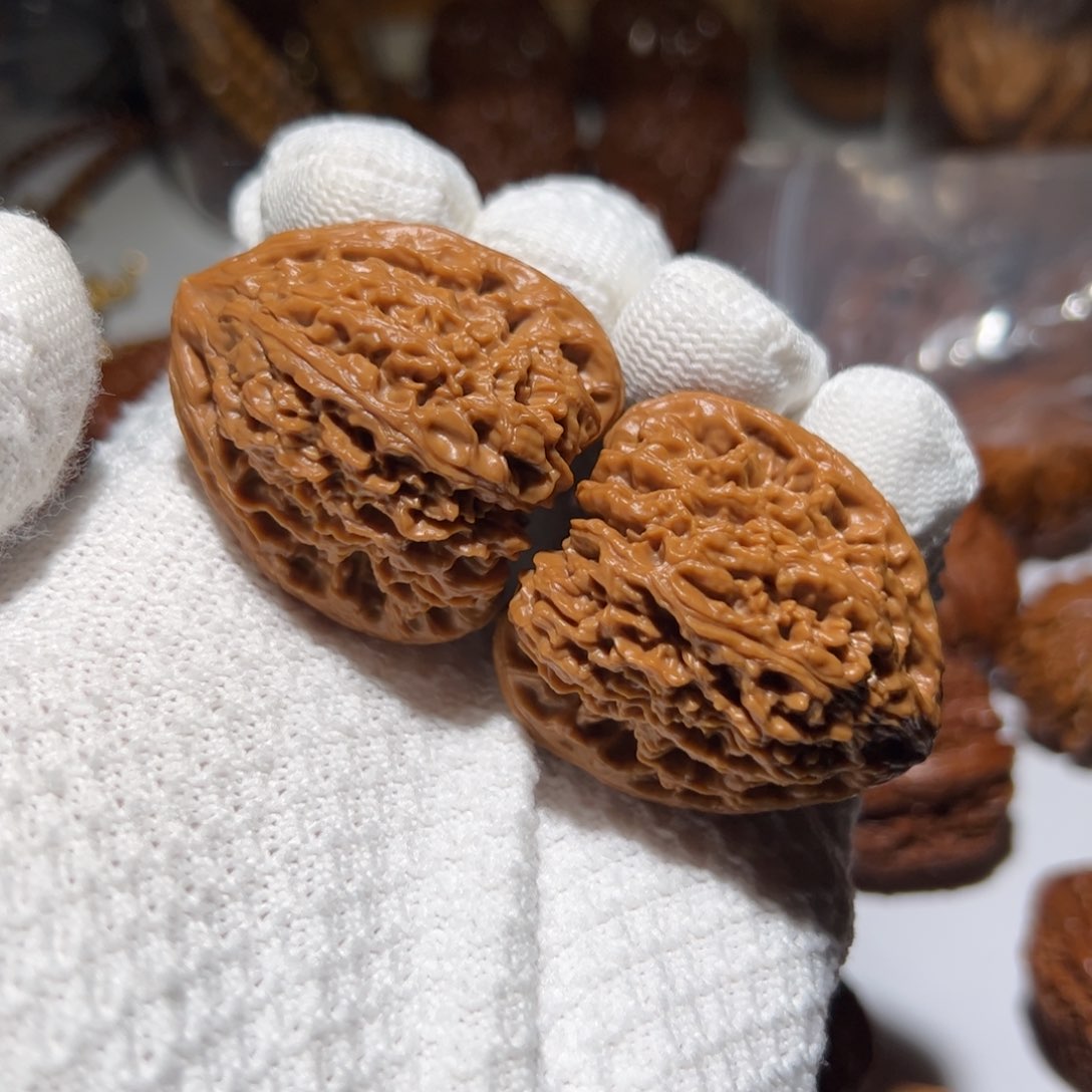 文玩核桃把件39高炮凹底南疆