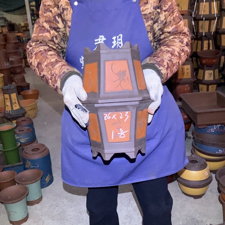 紫砂花盆紫砂花盆