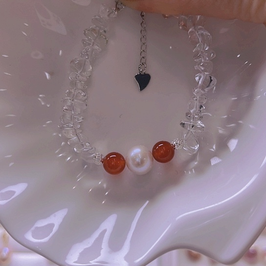 淡水珍珠手绳合金