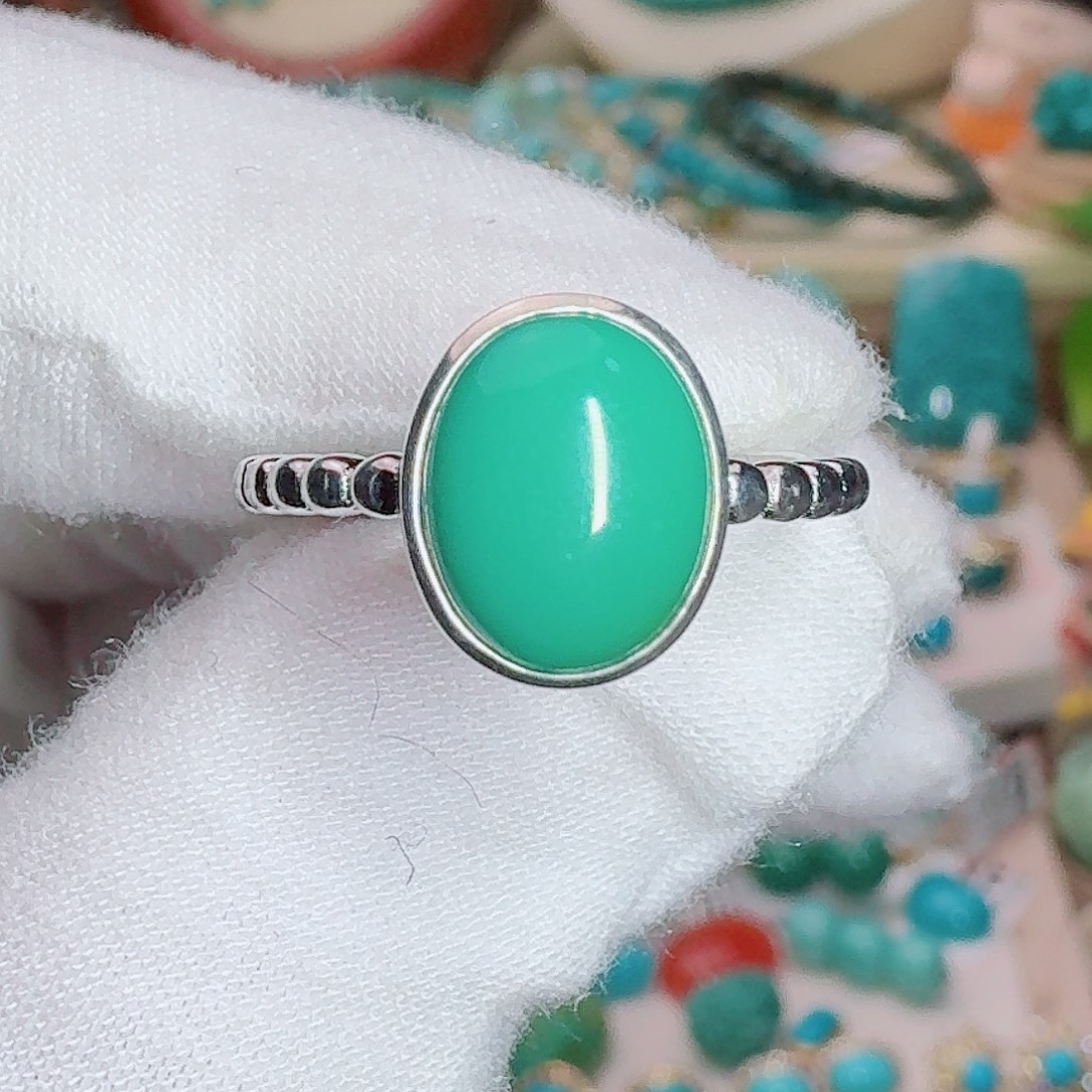 绿松石银S925镶嵌珠宝奇石