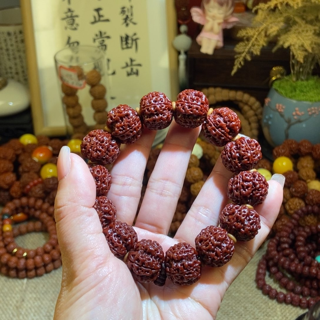 金刚菩提手串205玉化黑金刚su