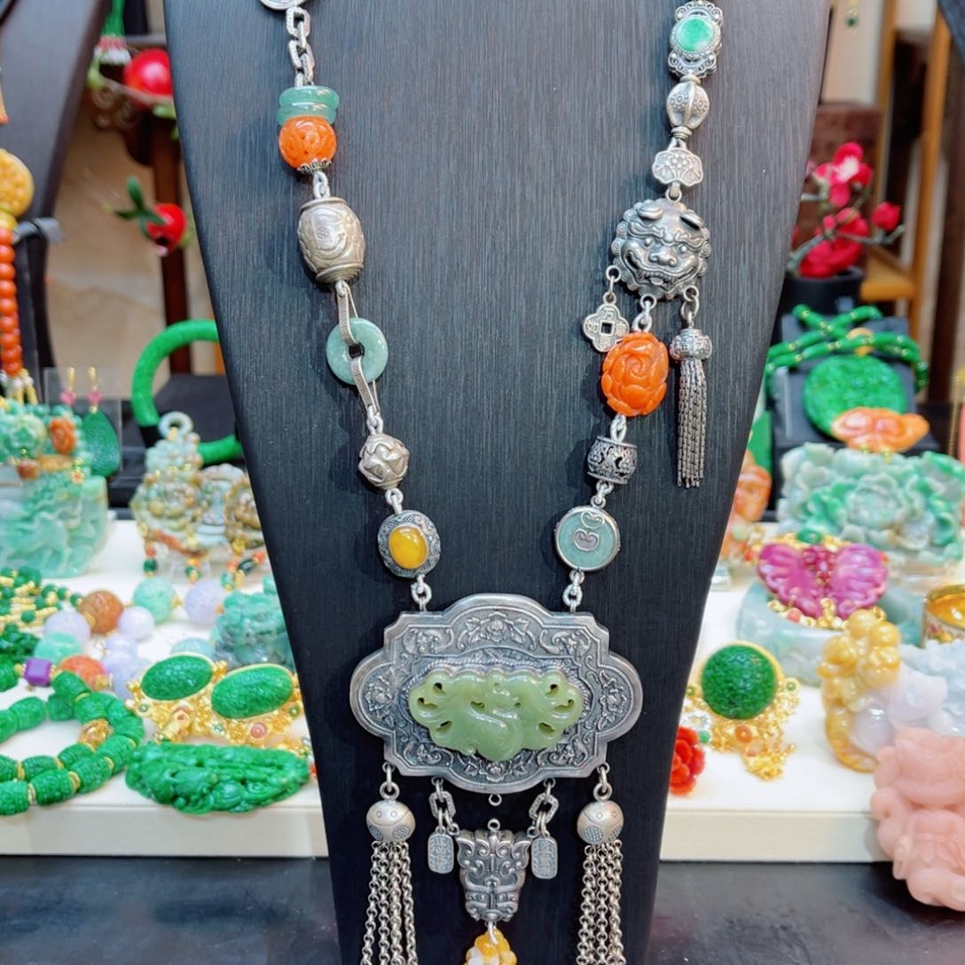 翡翠颈饰合金48小时鉴赏期