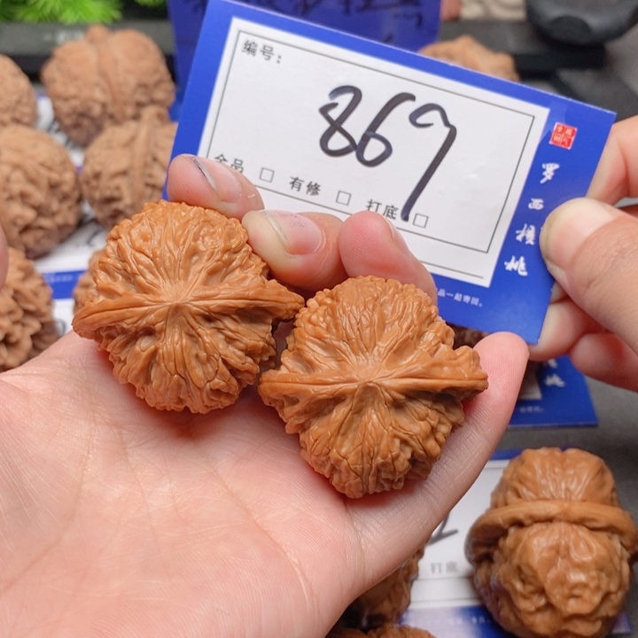 把件桃核S**i39全品磨盘869号牌